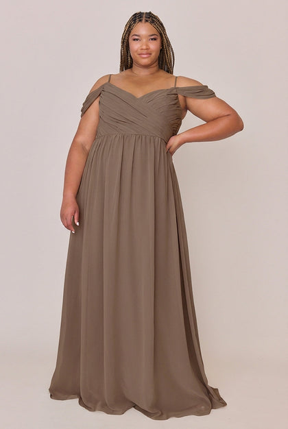Lily Chiffon Dress | Made To Order | Truffle