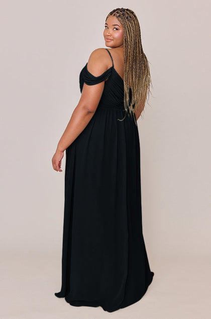 Lily Chiffon Dress | Made To Order | Black