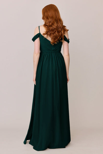 Lily Chiffon Dress | Made To Order | Classic Emerald