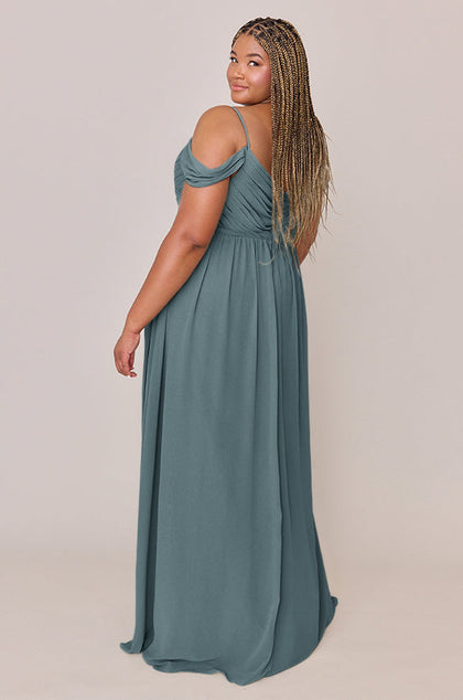 Lily Chiffon Dress | Made To Order | Eucalyptus