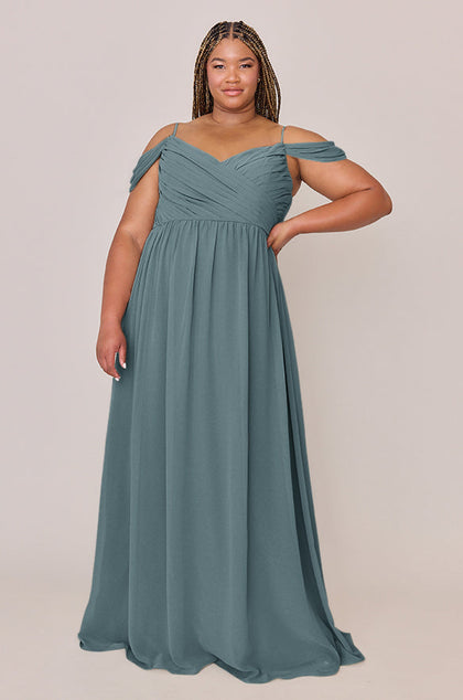 Lily Chiffon Dress | Made To Order | Eucalyptus