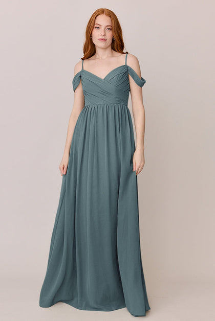 Lily Chiffon Dress | Made To Order | Eucalyptus
