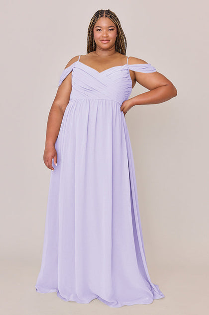 Lily Chiffon Dress | Made To Order | Light Lavender