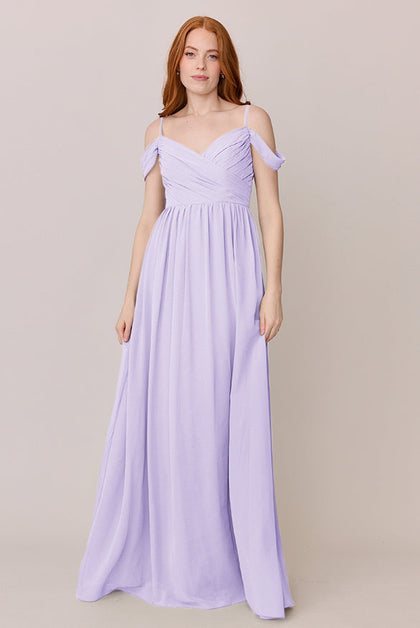 Lily Chiffon Dress | Made To Order | Light Lavender