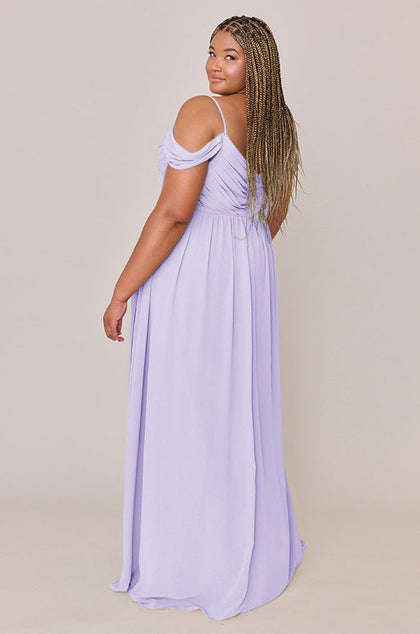 Lily Chiffon Dress | Made To Order | Light Lavender