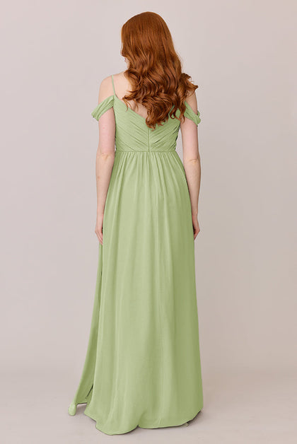 Lily Chiffon Dress | Made To Order | Matcha