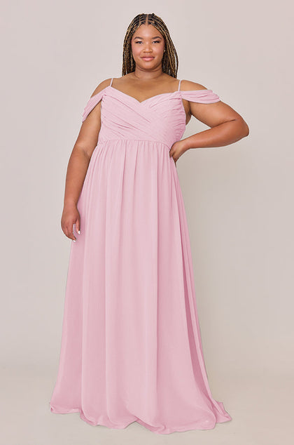 Lily Chiffon Dress | Made To Order | Perfect Pink