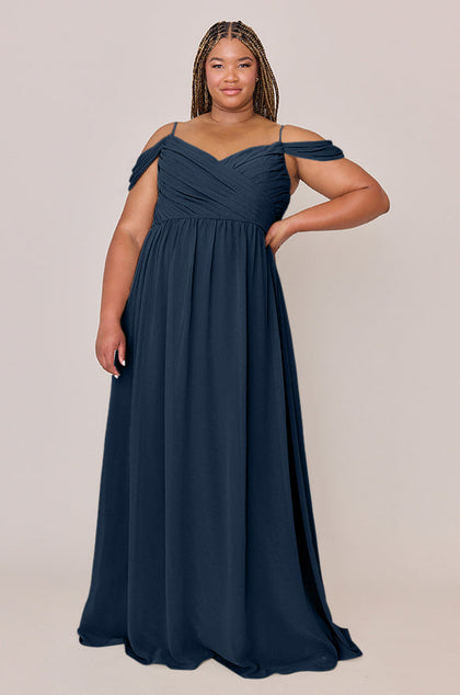 Lily Chiffon Dress | Made To Order | Romantic Blue