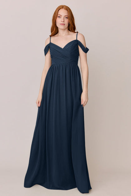 Lily Chiffon Dress | Made To Order | Romantic Blue