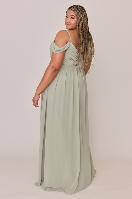 Lily Chiffon Dress | Made To Order | Sage