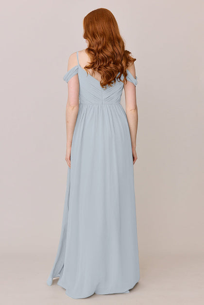 Lily Chiffon Dress | Made To Order | Sky Blue
