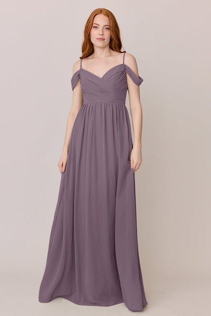 Lily Chiffon Dress | Made To Order | Wisteria
