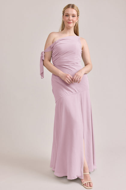 Livvy Chiffon Dress | Made To Order | Baby Pink
