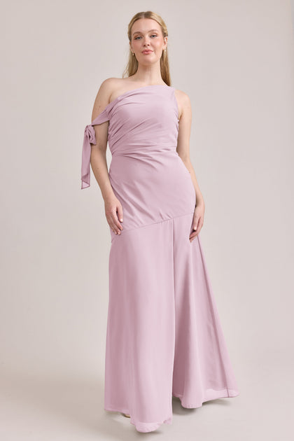Livvy Chiffon Dress | Made To Order | Baby Pink