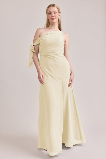 Livvy Chiffon Dress | Made To Order | Yellow