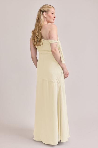 Livvy Chiffon Dress | Made To Order | Yellow