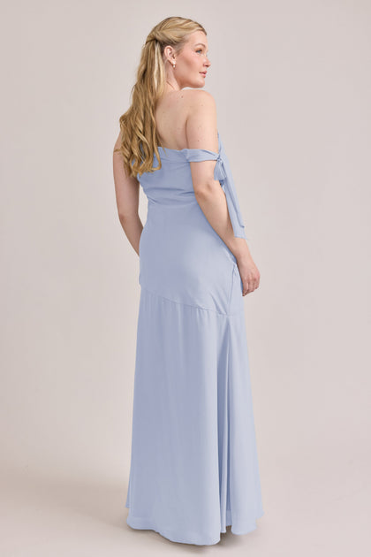 Livvy Chiffon Dress | Made To Order | Periwinkle