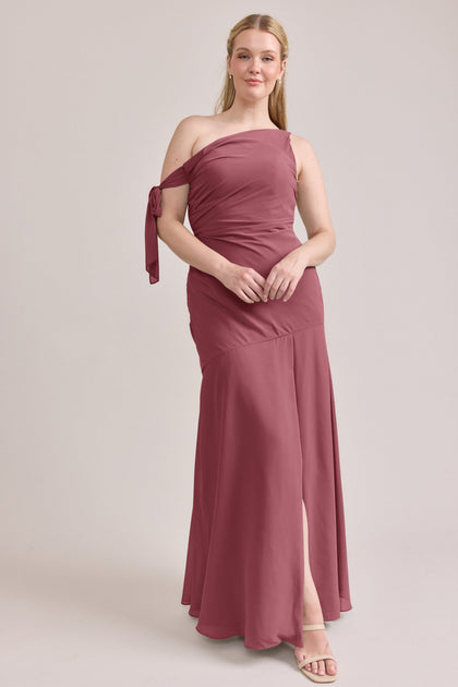 Livvy Chiffon Dress | Made To Order | Rosewood