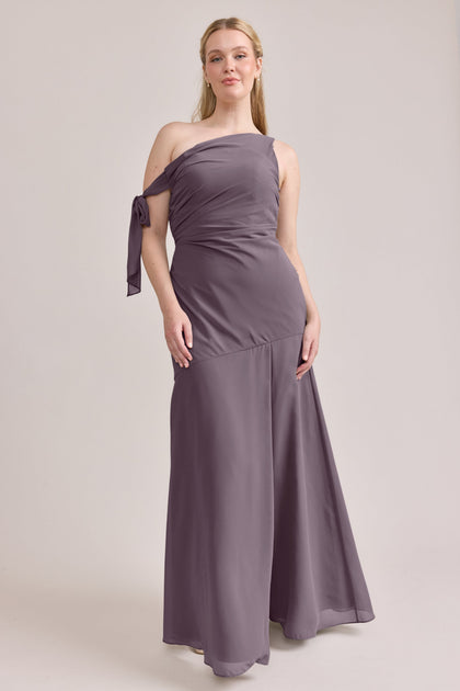 Livvy Chiffon Dress | Made To Order | Wisteria