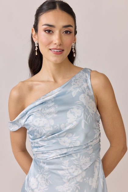 Model: Saije; Size: 4; Color: Sky Blue Bouquet