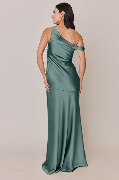 Livvy Satin Dress | Made To Order | Rosemary