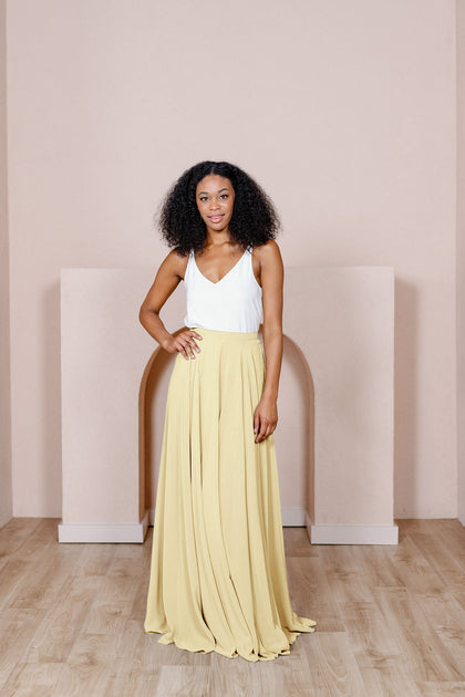 Lola Chiffon Skirt | Made To Order - Yellow
