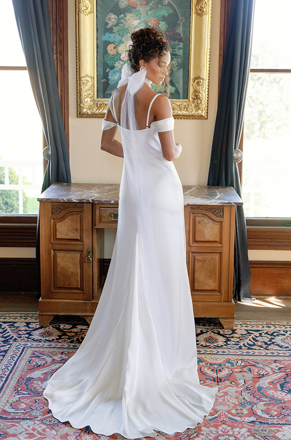 London Convertible Satin Bridal Gown | Made To Order London Convertible Satin Bridal Gown | Made To Order