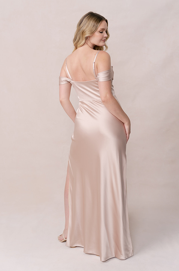 London Convertible Satin Dress | Made To Order Pistachio London Convertible Satin Dress | Made To Order Pistachio