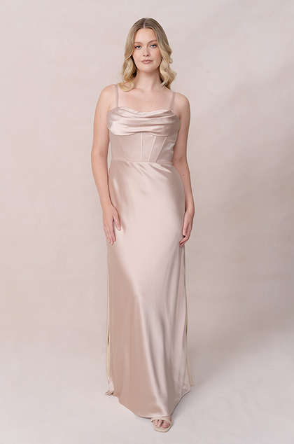 Model: Sydney; Size: 10; Color: Gold Champagne