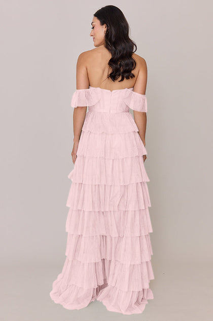 Lucia Tulle Dress | Made To Order | Baby Pink