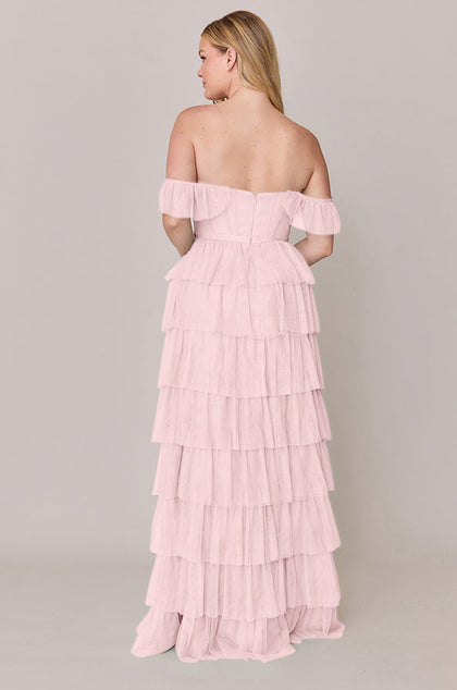 Lucia Tulle Dress | Made To Order | Baby Pink