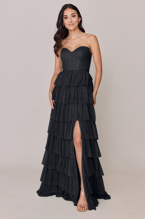 Lucia Tulle Dress | Black