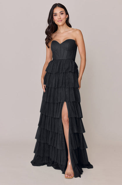 Lucia Tulle Dress | Made To Order | Black