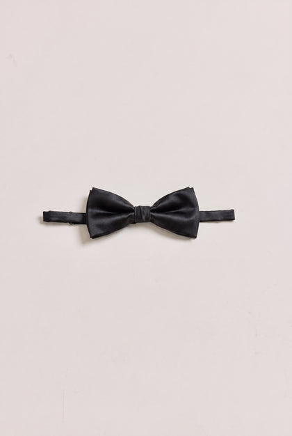 Luxe Sateen Bow Tie | Black