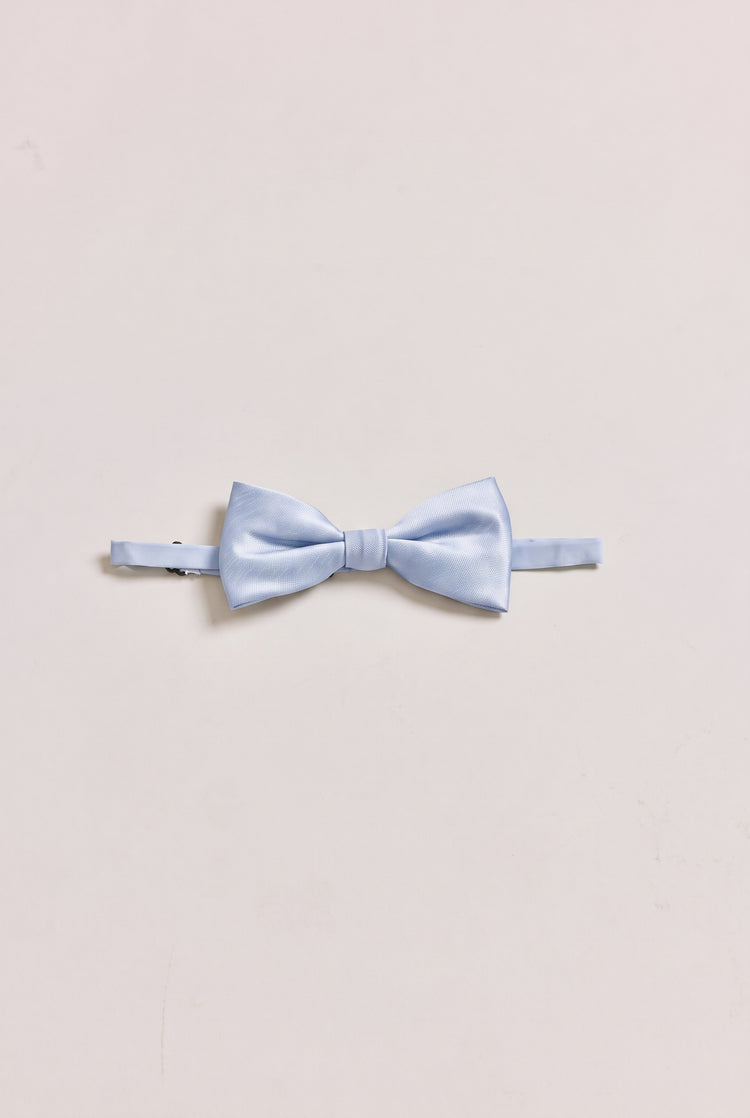 Luxe Sateen Bow Tie | Blue Mist