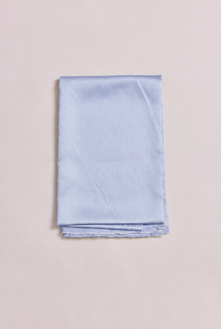 Luxe Sateen Fabric by the Yard | Blue Mist