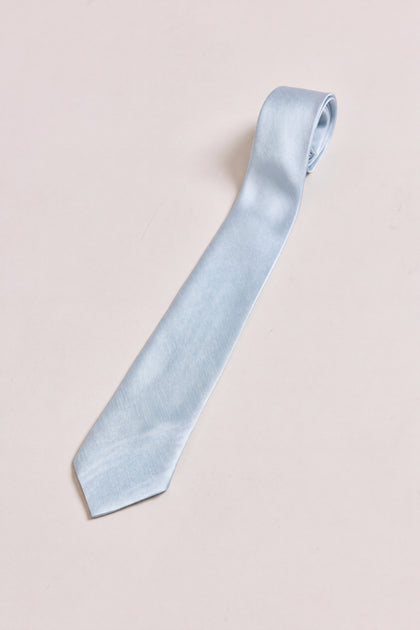 Luxe Sateen Tie | Sky Blue