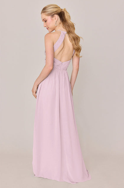 Mackenzie Chiffon Dress | Made To Order | Baby Pink