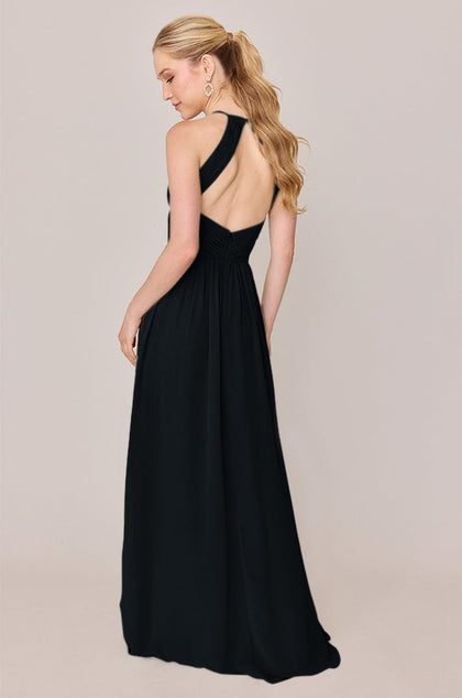 Mackenzie Chiffon Dress | Made To Order | Black