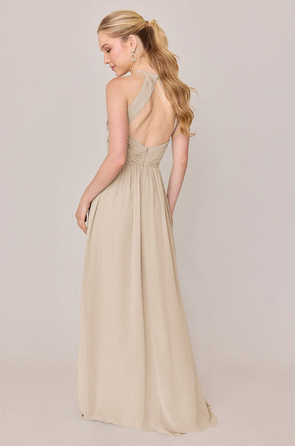 Mackenzie Chiffon Dress | Made To Order | Champagne