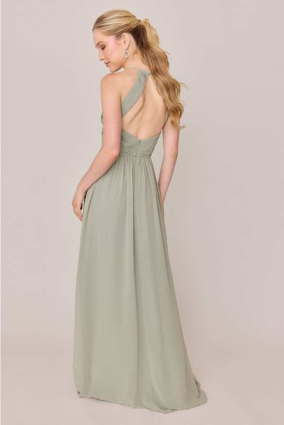 Mackenzie Chiffon Dress | Made to Order Romantic Blue Mackenzie Chiffon Dress | Made to Order Romantic Blue
