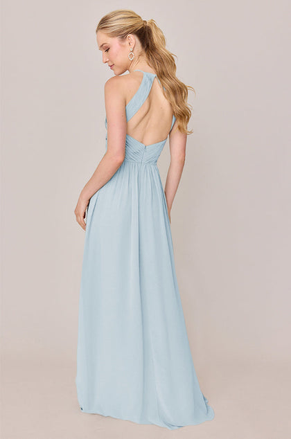 Mackenzie Chiffon Dress | Made To Order | Light Blue