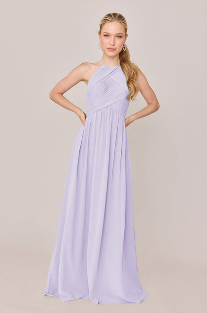 Mackenzie Chiffon Dress | Made To Order | Light Lavender