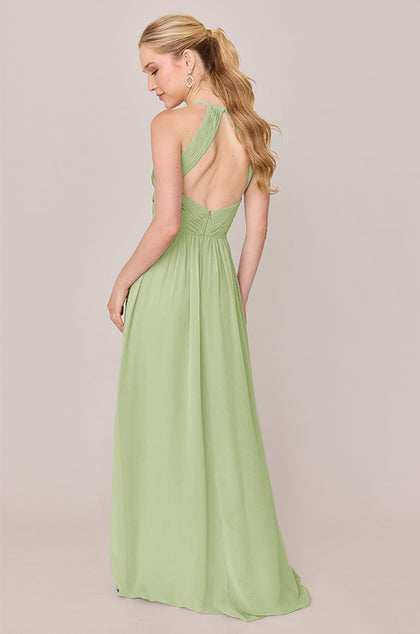 Mackenzie Chiffon Dress | Made To Order | Matcha