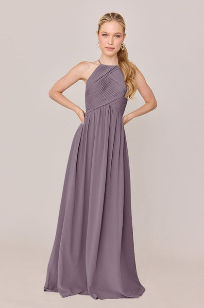 Mackenzie Chiffon Dress | Made To Order | Wisteria