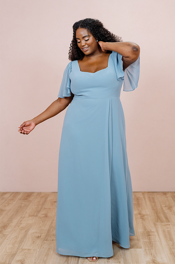 chiffon top dress Bustier-Style Chiffon Tiered Ruffle Maxi Dress with Adjustable Straps