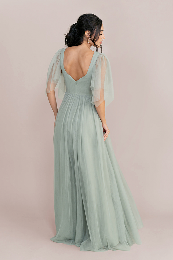 Madeline Convertible Tulle Dress | Made To Order Greenery Madeline Convertible Tulle Dress | Made To Order Greenery