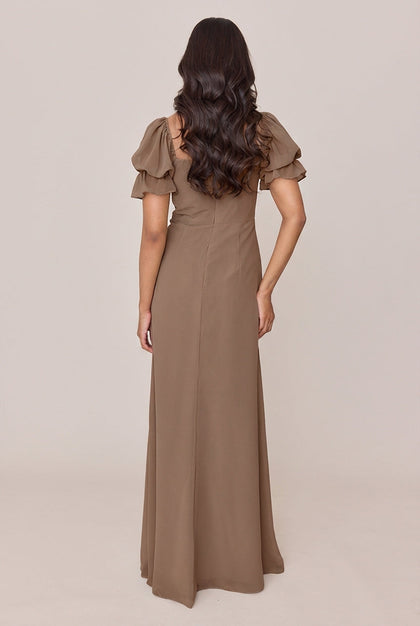Maeve Chiffon Dress | Made To Order | Truffle