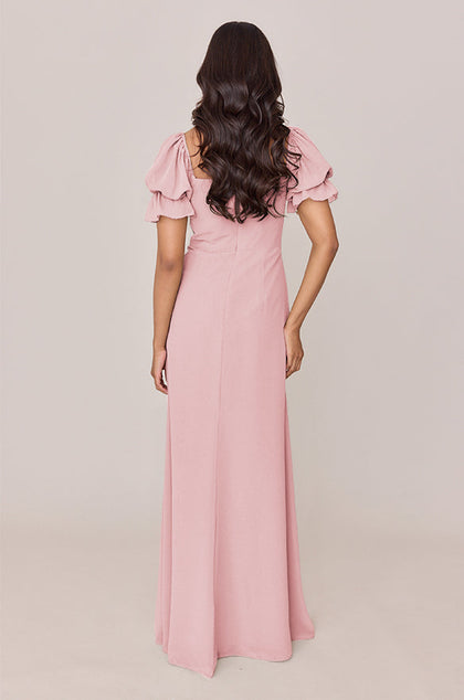 Maeve Chiffon Dress | Made To Order | Blushing Bride