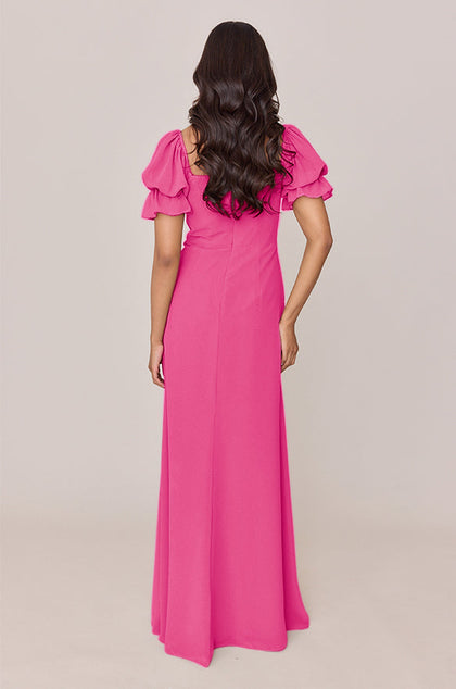 Maeve Chiffon Dress | Made To Order | Malibu Pink